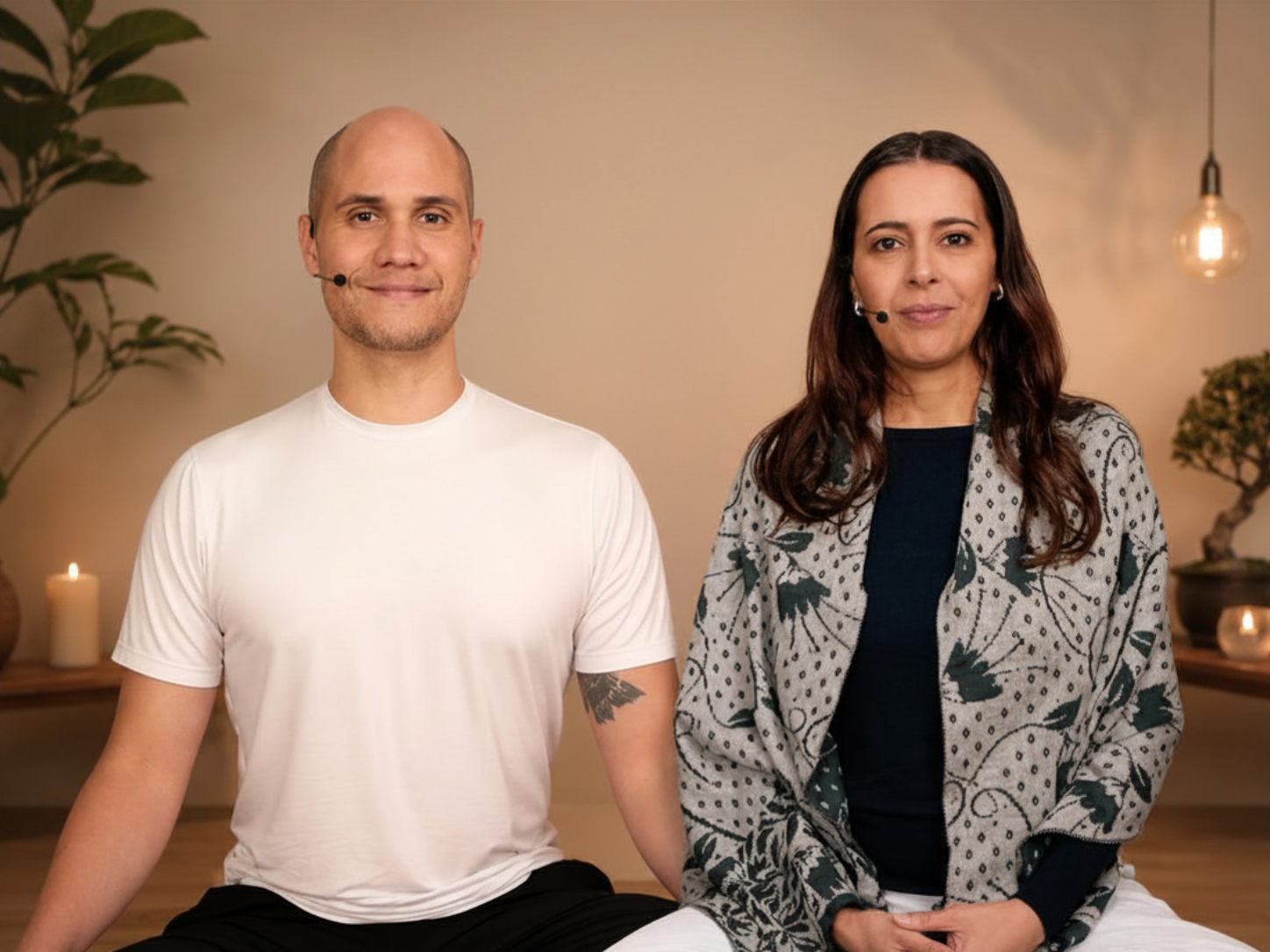 Ricardo Mitra e Luciana Prakash, criadores do Yoga para Você